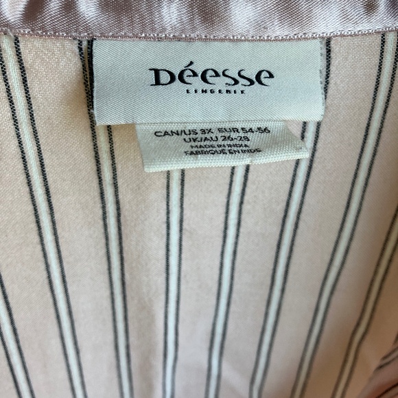 Déesse Pink Striped Blouse - Picture 2 of 4